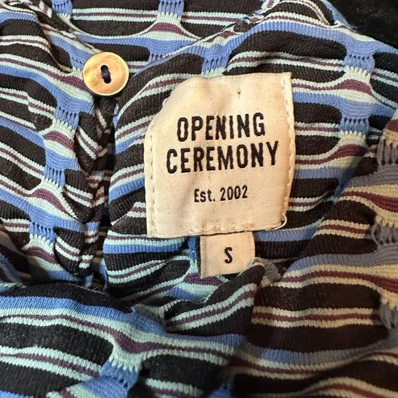 Opening Ceremony Blue A-Line Dress Small - Picture 4 of 6